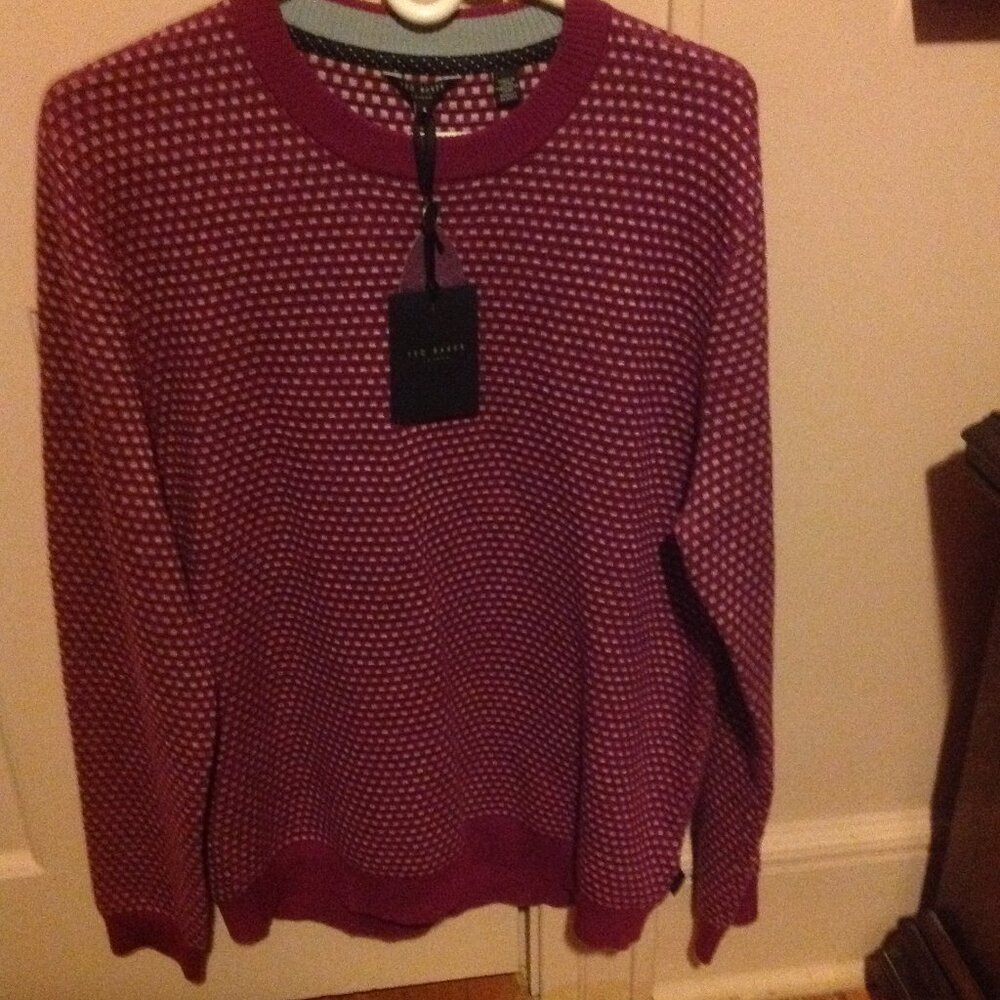 Ted Baker Men's Crewneck Sweater - USA Size Large (4) - New with Tags